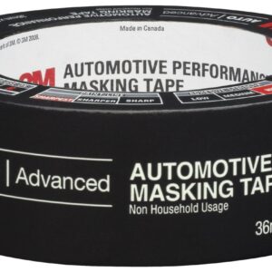 3M Automotive Refinish Masking Tape, 06654, 36 mm x 55 m, 1 Roll