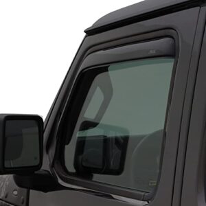 Auto Ventshade [AVS] In-Channel Ventvisor | 2007 - 2014 Ford E-150/E-250/E-350/E-450 Super Duty- Smoke, 2 pc. | 192141