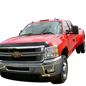 Auto Ventshade [AVS] Aeroskin Hood Protector | 2011 - 2014 Chevrolet Silverado 2500HD, 3500HD, Low Profile/Flush - Smoke | 322030