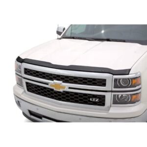 Auto Ventshade [AVS] Aeroskin Hood Protector | 2011 - 2014 Chevrolet Silverado 2500HD, 3500HD, Low Profile/Flush - Smoke | 322030