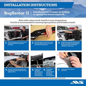 Auto Ventshade [AVS] Bugflector II Hood Shield | 2011 - 2014 Ford Edge, High Profile, Smoke, 1 pc. | 25065