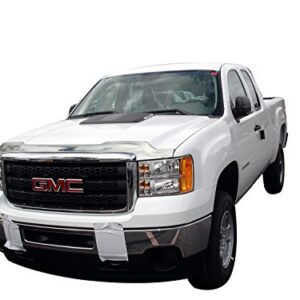 Auto Ventshade [AVS] Aeroskin Hood Protector | 2011 - 2014 GMC Sierra 2500 HD/3500 HD, Low Profile/Flush - Chrome | 622029