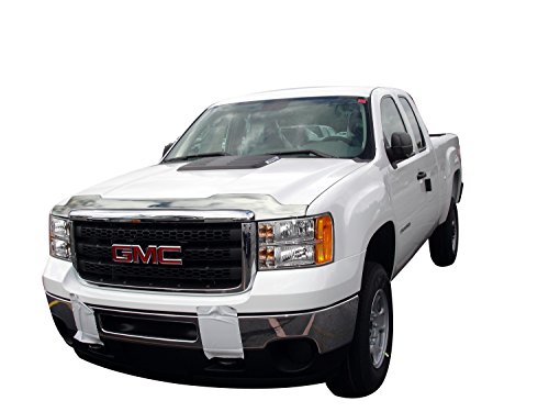 Auto Ventshade [AVS] Aeroskin Hood Protector | 2011 - 2014 GMC Sierra 2500 HD/3500 HD, Low Profile/Flush - Chrome | 622029