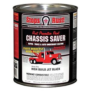 magnet paint co. ucp99-04 chassis saver 1 quart can rust preventive truck and auto underbody coating - gloss black