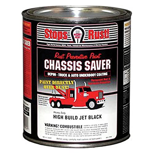 Magnet Paint Co. UCP99-04 Chassis Saver 1 Quart Can Rust Preventive Truck and Auto Underbody Coating - Gloss Black