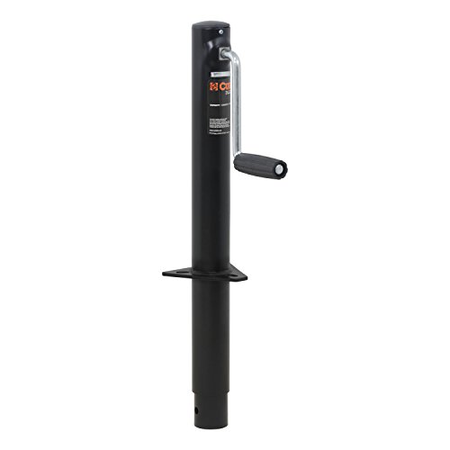 CURT 28204 A-Frame Trailer Jack, 2,000 lbs, 15 Inches Vertical Travel , Black