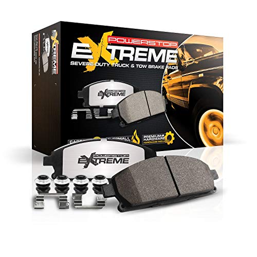 Power Stop Rear Z36-1400 Carbon-Fiber Ceramic Brake Pads Z36 Truck and Tow