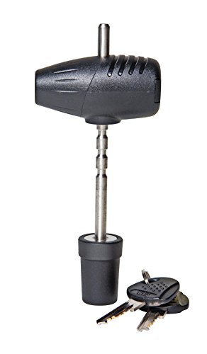 Reese Towpower 7031500 Easy Access Adjustable Coupler Lock Black & Silver, 3/16 inch diameter pin fits most couplers