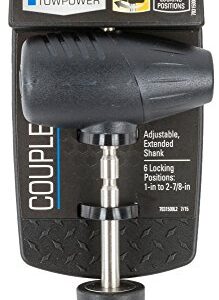 Reese Towpower 7031500 Easy Access Adjustable Coupler Lock Black & Silver, 3/16 inch diameter pin fits most couplers