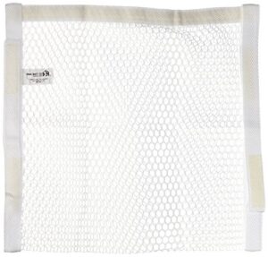 household essentials 135 polyester sneaker wash and dry bag for laundry machines - white
