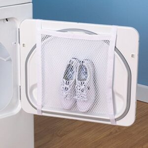 Household Essentials 135 Polyester Sneaker Wash and Dry Bag for Laundry Machines - White