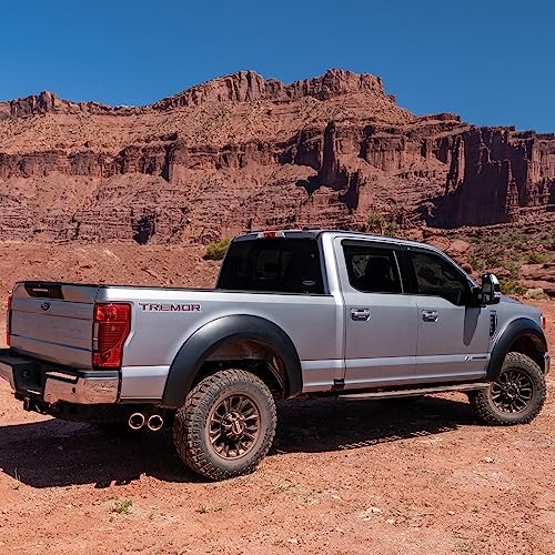 Bushwacker Extend-A-Fender Extended Front Fender Flares | 2-Piece Set, Black, Smooth Finish | 70001-02 | Fits 2004-2015 Nissan Titan w/o Lock Box