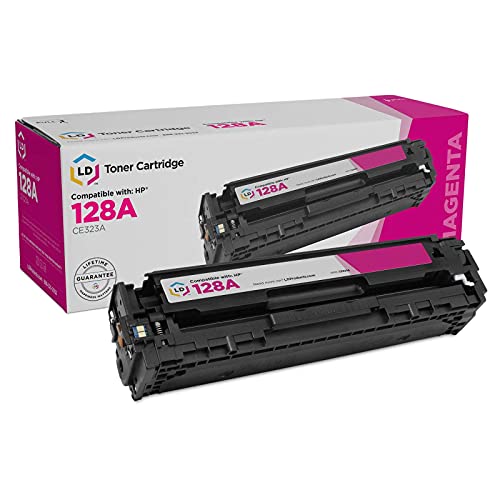 LD Products Toner Cartridge Replacement for HP 128A CE323A (Magenta) Compatible with Color Laserjet CM1415fnw, CP1525nw, CP1523n, CP1522n Laser Jet Pro CP1525nw, CM1410fn Printers