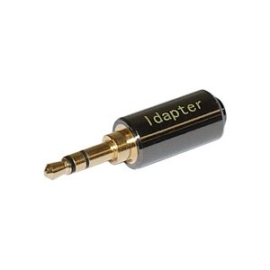 philmore headphone audio adaptor for iphone / ipad / ipod recessed jack 3.5mm stereo plug to 3.5mm stereo jack; 45-1213