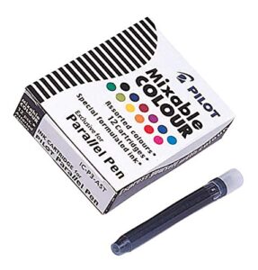 pilot parallel calligraphy pen refill - 12 color pack