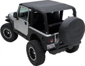 smittybilt 94235 black diamond extended top for jeep jk 2-door