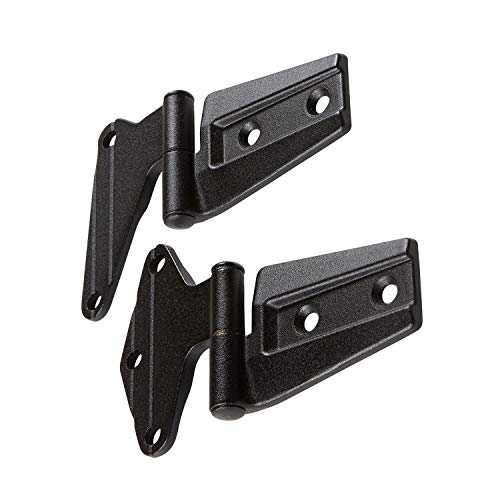 Smittybilt 7687 Matte Black Door Hinge, 4 Piece