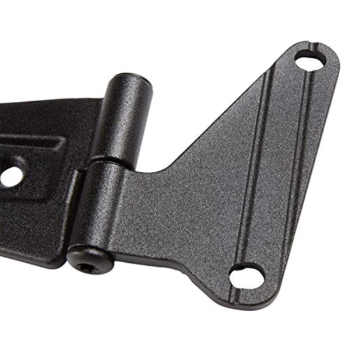 Smittybilt 7687 Matte Black Door Hinge, 4 Piece