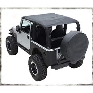 smittybilt 93735 black diamond extended top for jeep unlimited lj