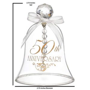 Hortense B. Hewitt Accessories 50th Anniversary Glass Bell