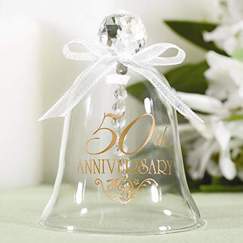 Hortense B. Hewitt Accessories 50th Anniversary Glass Bell