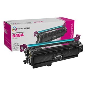 ld products remanufactured toner cartridge replacement (single pack, magenta) for hp 648a ce263a works with color laserjet enterprise: cp4025dn, cp4025n, cp4525dn, cp4525n & cp4525xh