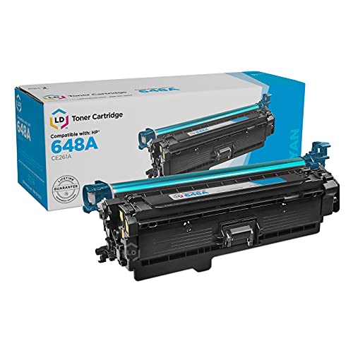 LD Remanufactured Toner Cartridge Replacement for HP 648A CE261A (Cyan)