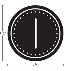 Teacher Created Resources Calendar Days, Black/White Crazy Circles (4878)