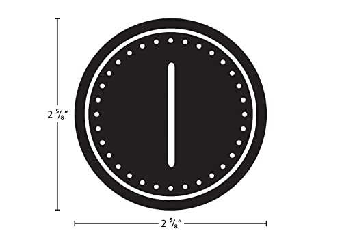 Teacher Created Resources Calendar Days, Black/White Crazy Circles (4878)