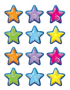 teacher created resources mini accents, stars (5125)
