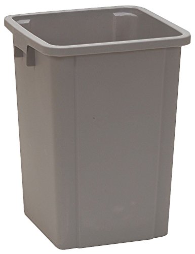 19 gal. Square Gray Trash Can