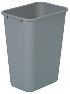 10.3 gal. rectangular gray trash can
