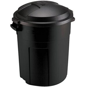 rubbermaid can, 20-gallon, black