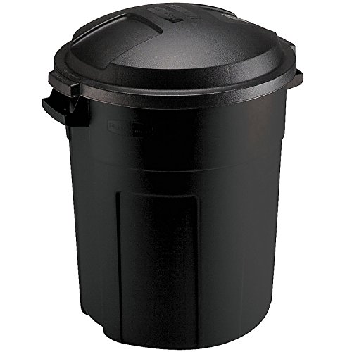 Rubbermaid Can, 20-Gallon, Black