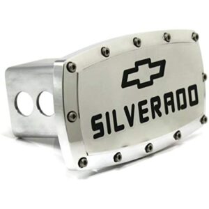 chevrolet silverado billet aluminum tow hitch cover