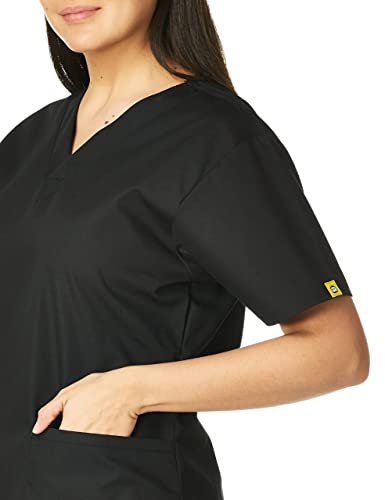 WonderWink Origins Women’s Bravo V-Neck Scrub Top - Black, XL