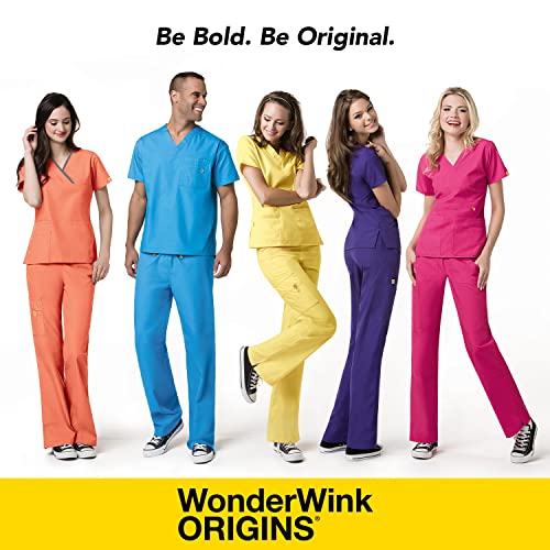 WonderWink Origins Women’s Bravo V-Neck Scrub Top - Black, XL