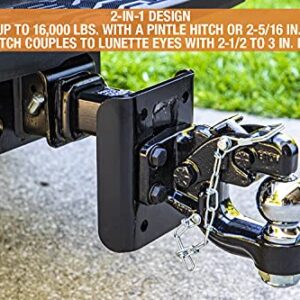 Buyers Products (BH82516) 8-Ton Combination Hitch, 2-5/16 Inch Ball , Black