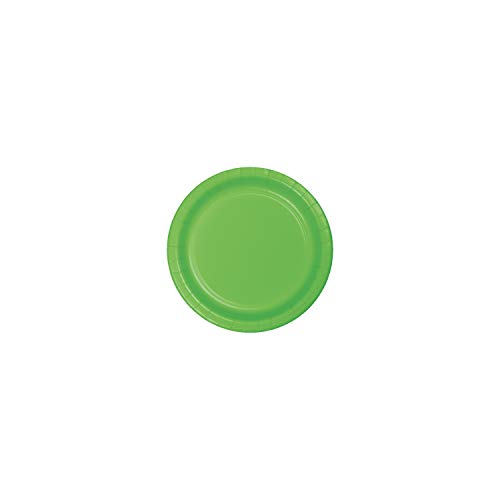 Creative Converting Touch of Color 24 Count Paper Dinner Plates, Fresh Lime