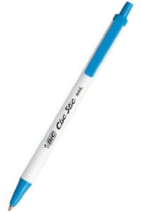 6 pack bic usa inc bic clic stic retractable pen blue