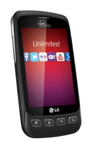 lg optimus v prepaid android phone (virgin mobile)