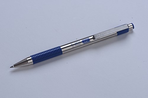 Zebra Pen F-Series Ballpoint Stainless Steel Pen Refill, Bold Point, 1.6mm, Black Ink, 2-Count