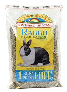 sunseed rabbit pellets (6 pound bag)
