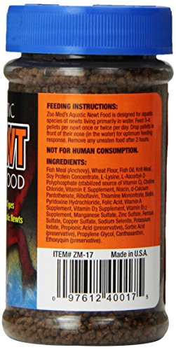 Zoo Med Aquatic Newt Food, 2-Ounce