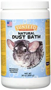 sun seed company sss39213 sunthing special chinchilla blue cloud bath dust can, 30-ounce