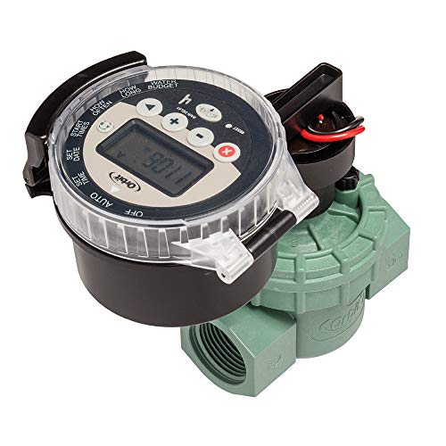 Orbit 57860 Battery Operated Sprinkler Timer with 1" FPT Jar Top Automatic Sprinkler Valve