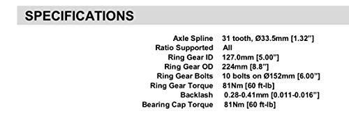 ARB RD81 Air Operated Locking Differential for Ford 8.8" 31 Spline, Air compressor needed, sold separately