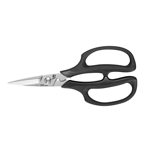 Shun Cutlery Herb Shears, Stainless Steel Cooking Scissors, Blades Separate for Easy Cleaning, Comfortable, Non-Slip Handle, Kitchen Shears Heavy Duty 7.5 inches