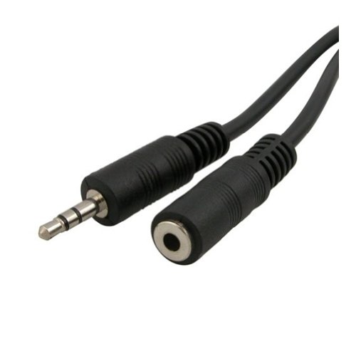 Vanco XCM25STGX 3.5mm Straight Stereo Headphone Extension Cable (25 Feet)