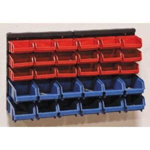 30 wall mounted small parts storage bins